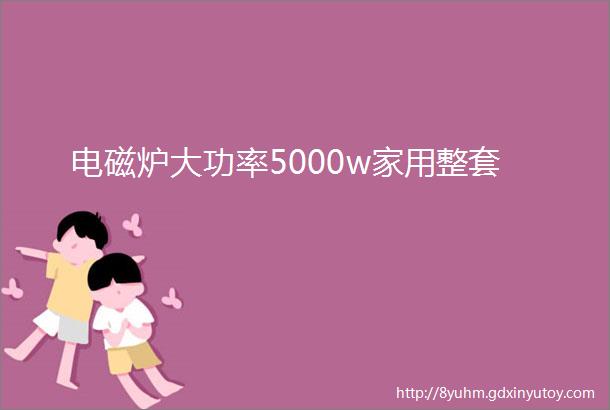 电磁炉大功率5000w家用整套