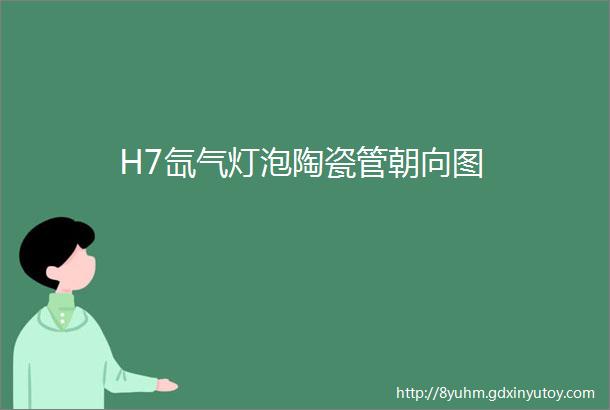 H7氙气灯泡陶瓷管朝向图